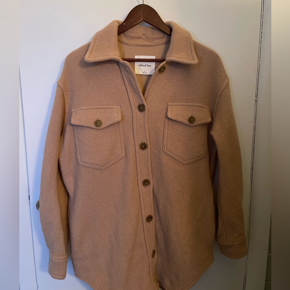 GANNA SHIRT JACKET IN CHASM